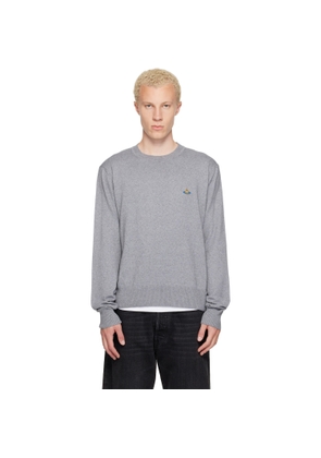 Vivienne Westwood Gray Alex Round Neck Sweater