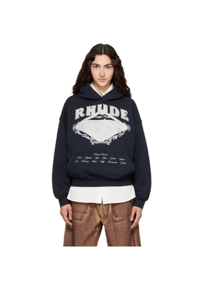 Rhude Black Dakar Convoy Hoodie