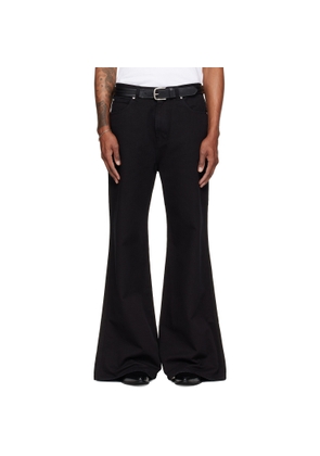 LU'U DAN Black Denim Phat Jeans