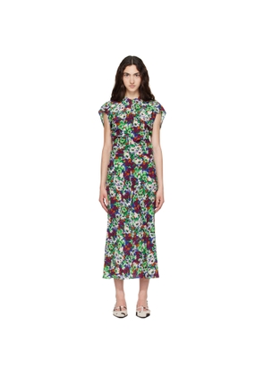 Marni Multicolor Florals Midi Dress