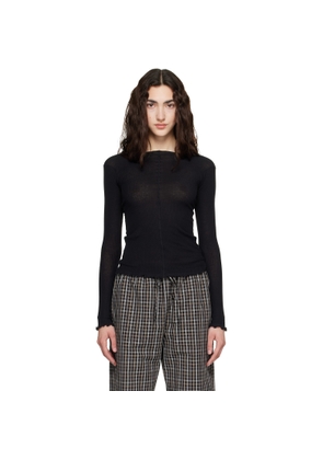 Baserange Black Pama Long Sleeve T-shirt