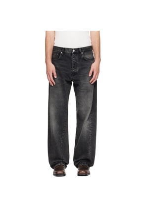 Sunflower Black Wide Twist Jeans