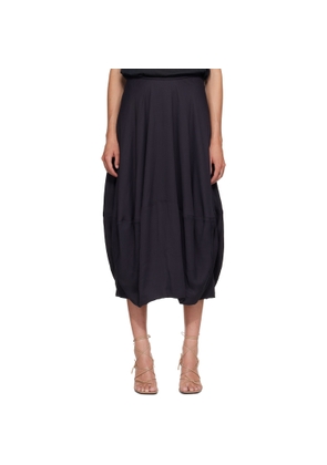 LEMAIRE Black Balloon Maxi Skirt
