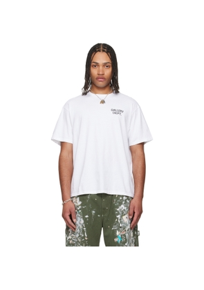 Gallery Dept. White GD Logo Dusty T-shirt