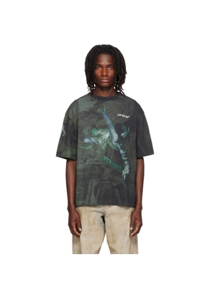 Off-White Black Dark Painting Skate S/S T-shirt
