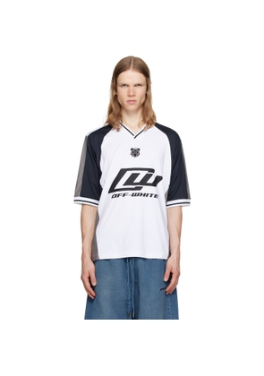 Off-White White & Black Team Soccer S/S T-shirt