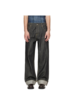 Represent Black Selvedge Denim Jeans