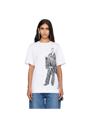 Simone Rocha White 'Pony Kid' Print T-shirt