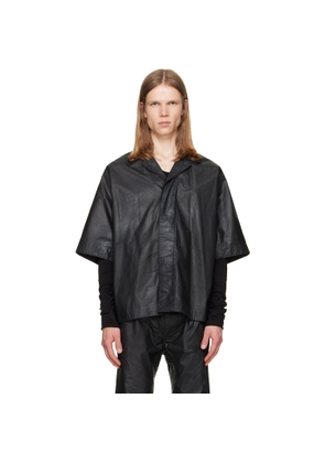 Julius Black Coated Kite Shirt
