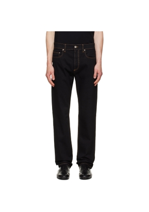 Versace Black Tapered Jeans