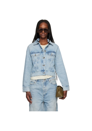 Fear of God ESSENTIALS Blue Trucker Denim Jacket