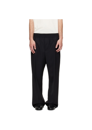 Helmut Lang Black Wardrobe Pull-On Trousers