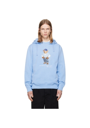 Polo Ralph Lauren Blue Polo Bear Fleece Hoodie