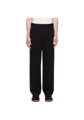 Polo Ralph Lauren Black Relaxed Fit Twill Officer’s Trousers