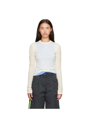 Nike White Sportswear Airreverent Long-Sleeve T-shirt