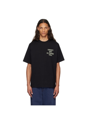 Carhartt Work In Progress Black Cross Screw T-Shirt