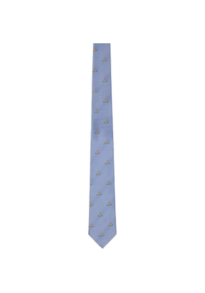 Vivienne Westwood Blue Mini Orb Tie