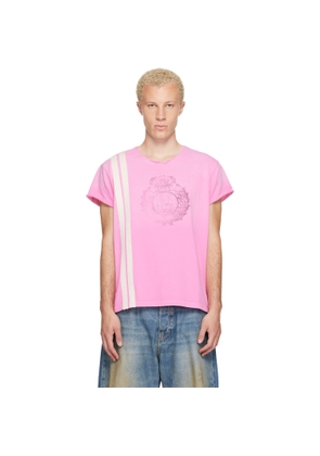 424 Pink Capped Thermal T-shirt
