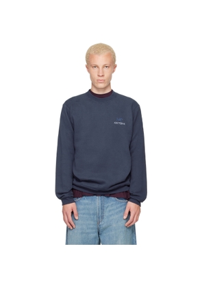Arc'teryx Navy Emblem Fleece Crew Neck Sweatshirt