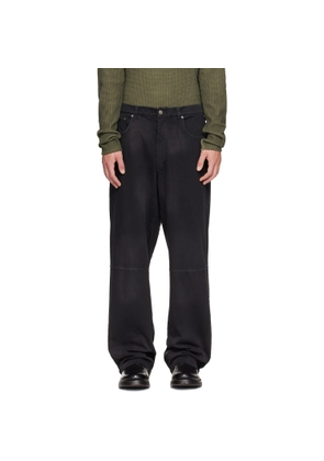 424 Black Academy Trousers