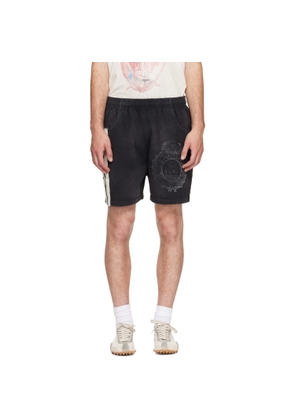 424 Black Sport Shorts