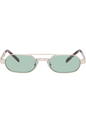 Miu Miu Eyewear Silver Envie Sunglasses