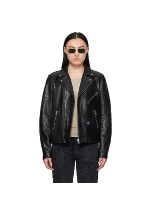 Ksubi Black Capitol Leather Jacket