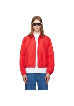 Jil Sander Red Taffeta Jacket