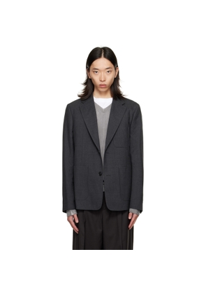 mfpen Gray Patch Pocket Blazer