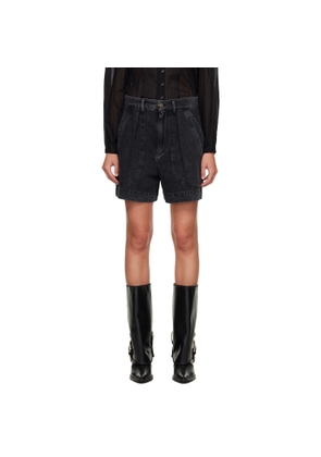 Isabel Marant Etoile Black Noemia Denim Shorts