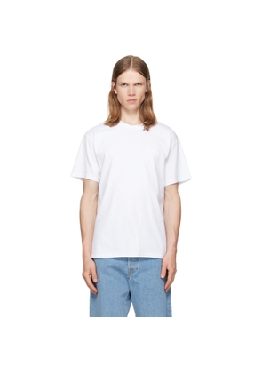 Givenchy White 'Givenchy Paris' Grosgrain T-shirt