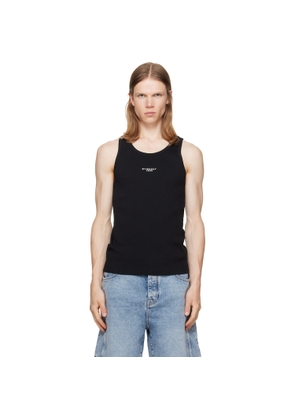 Givenchy Black 'Givenchy Paris' Print Cotton Tank Top