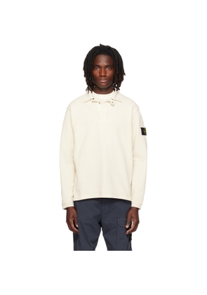 Stone Island Off-White 6100001 Heavy Cotton Jersey Polo