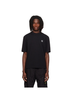 Stone Island Black 2100030 Combed Organic Cotton Jersey T-shirt