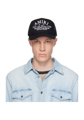 AMIRI Black 'Arts District' Trucker Cap