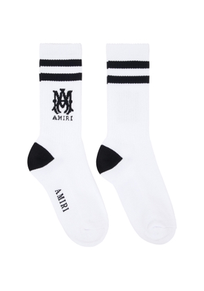 AMIRI White MA Core Logo Socks