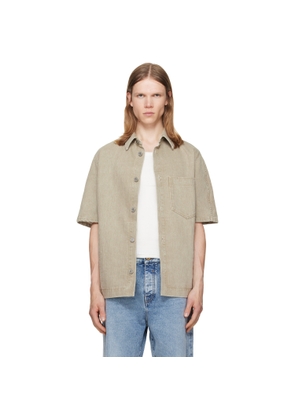 Givenchy Beige Faded Denim Shirt