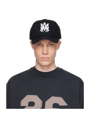 AMIRI Black 'MA' Full Canvas Cap
