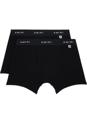 AMIRI Two-Pack Black 'AMIRI' Boxer Briefs