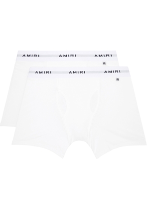 AMIRI Two-Pack White 'AMIRI' Boxer Briefs