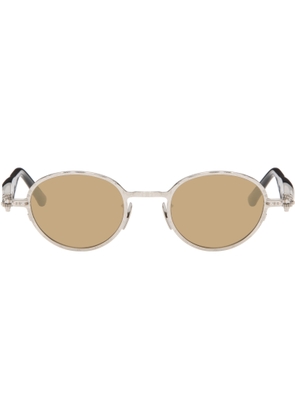 Kuboraum Silver & Black J74 Sunglasses