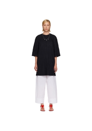 TOTEME Black Relaxed Tee Minidress