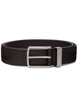 Bottega Veneta Brown Intrecciato Belt