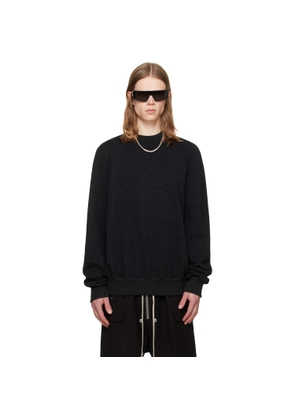 Rick Owens Black Tower Crewneck Sweatshirt