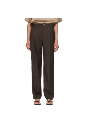 TOTEME Taupe Pleat Trousers