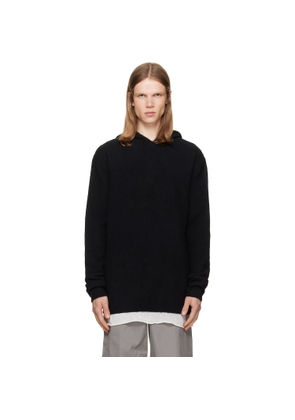 Rick Owens Black Tower Pullover Hoodie