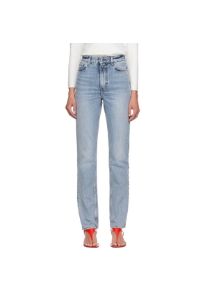 TOTEME Blue High Slim Jeans