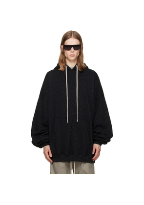 Rick Owens Black Tower Hun Hoodie
