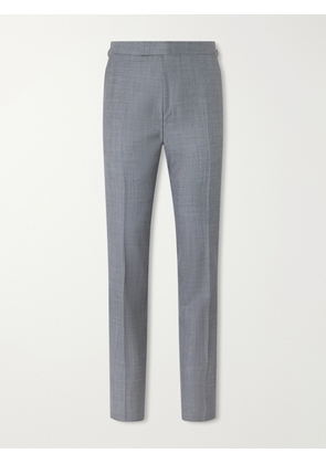 TOM FORD - Shelton Straight-Leg Wool-Twill Suit Trousers - Men - Gray - IT 46