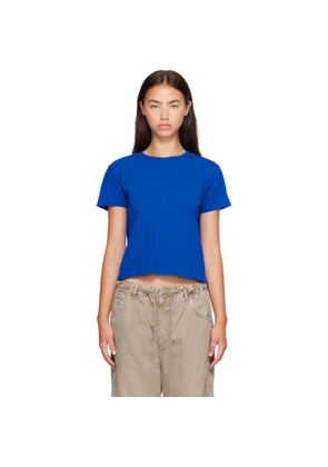 AGOLDE Blue Adine Shrunken T-shirt